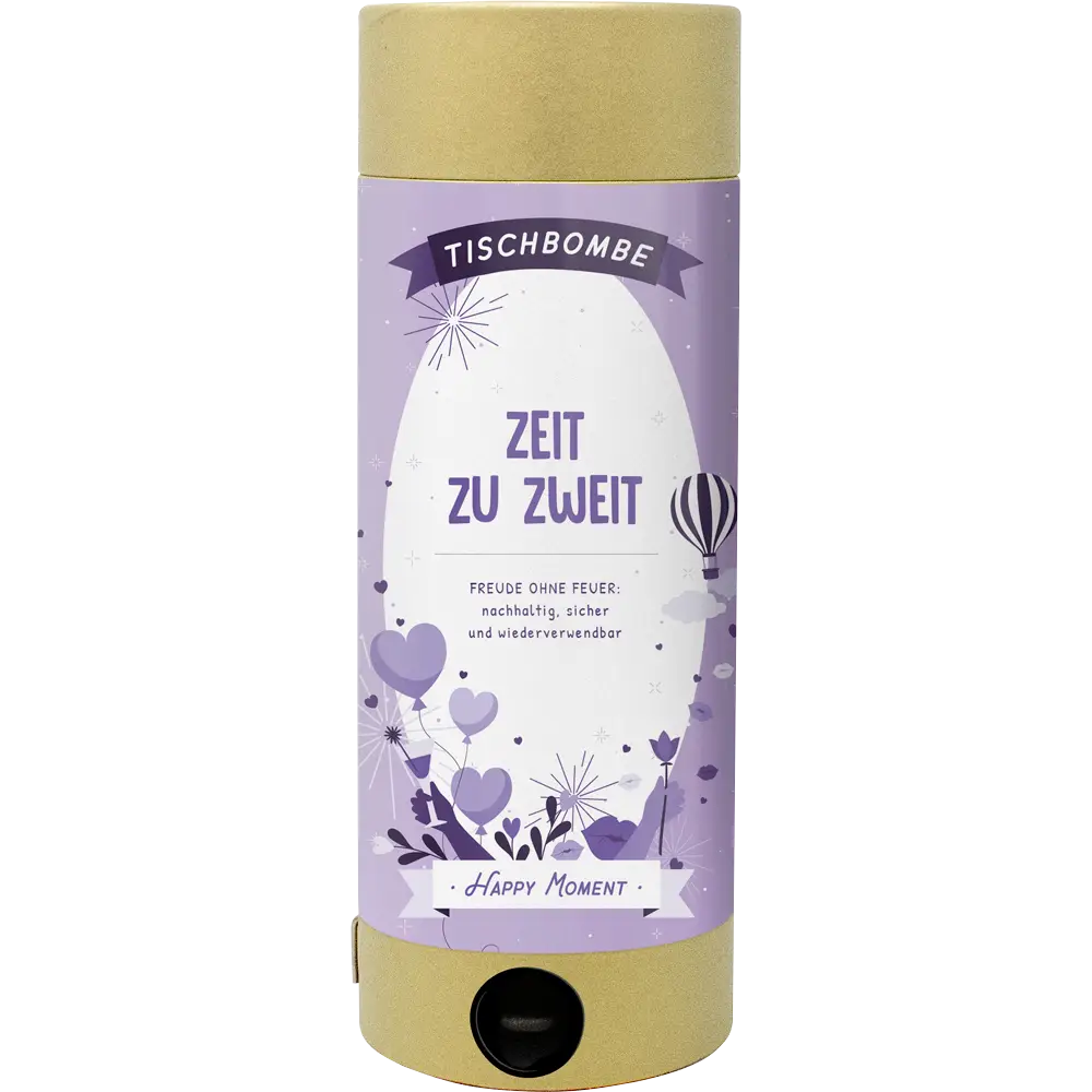 Nachhaltige Tischbombe Zeit zu zweit von Happy Moment by Artoz