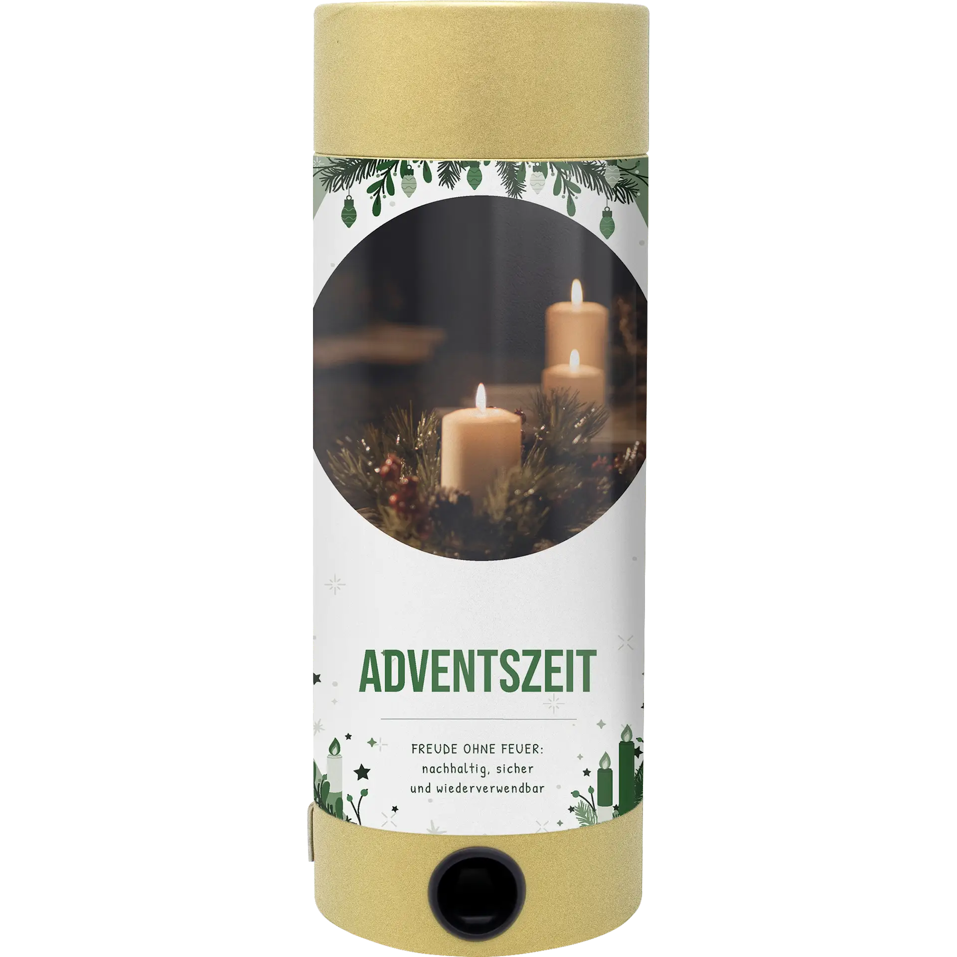 Nachhaltige Tischbombe Adventszeit von Happy Moment by Artoz mit Eigenes Design