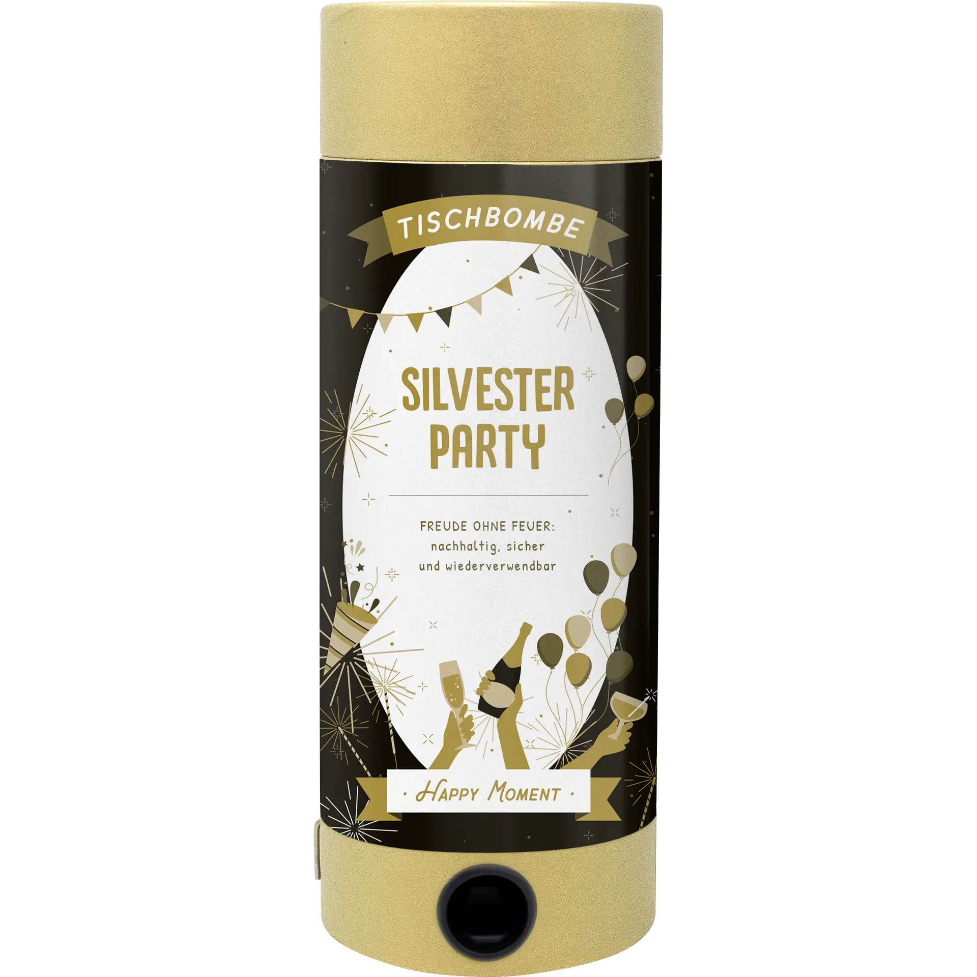 Nachhaltige Tischbombe Silvester Party von Happy Moment by Artoz