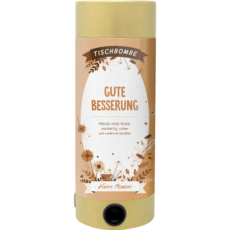 Nachhaltige Tischbombe Gute Besserung von Happy Moment by Artoz